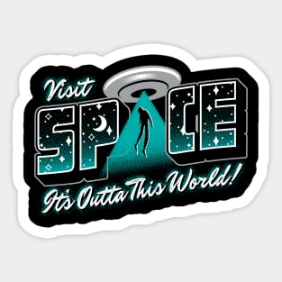 Visit Space Sticker